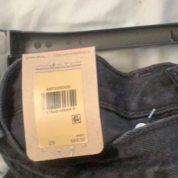 Levi's Black Midi A-Line Skirt for Work - Picture 4 of 6